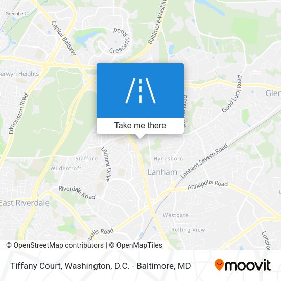 Tiffany Court map