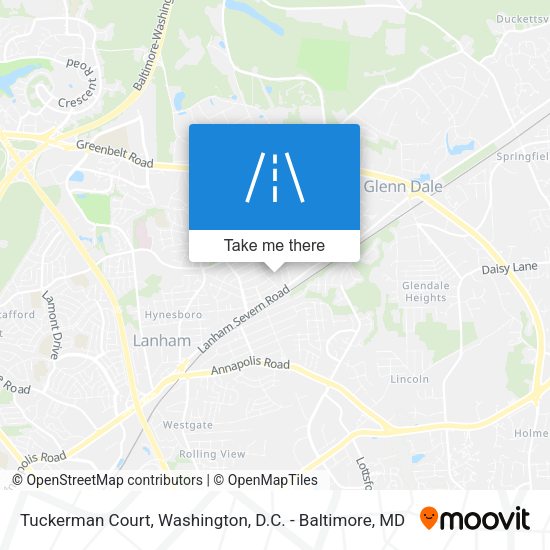 Tuckerman Court map