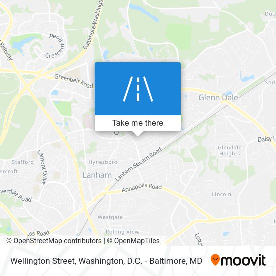 Wellington Street map