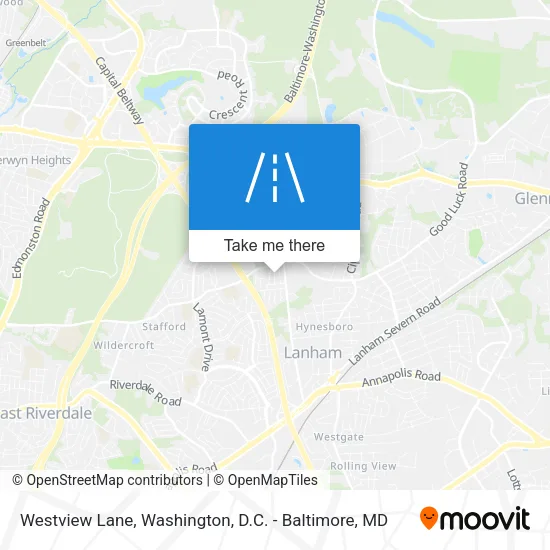 Westview Lane map