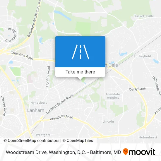 Woodstream Drive map