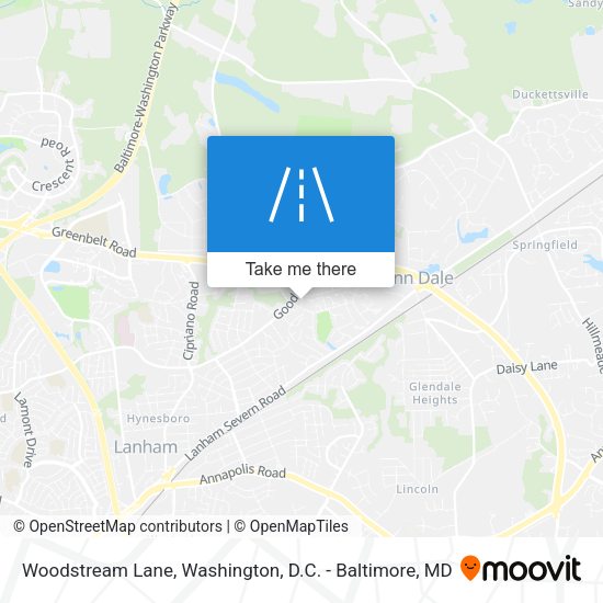 Mapa de Woodstream Lane