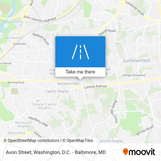 Avon Street map