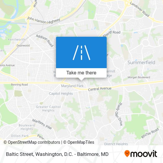 Baltic Street map
