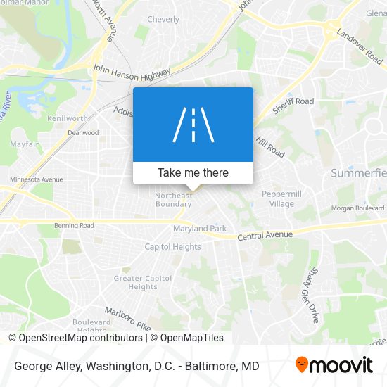 Mapa de George Alley