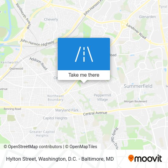 Mapa de Hylton Street