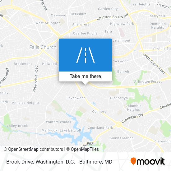 Mapa de Brook Drive