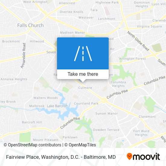 Mapa de Fairview Place