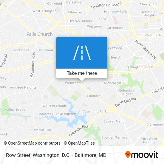 Mapa de Row Street