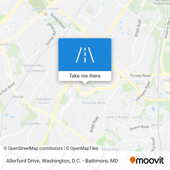 Mapa de Allerford Drive