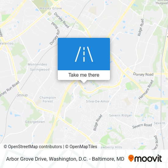 Arbor Grove Drive map