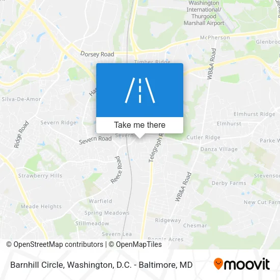 Mapa de Barnhill Circle
