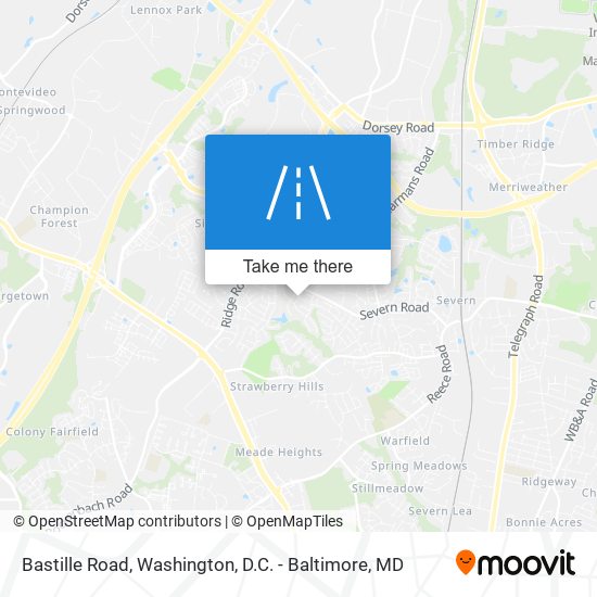 Bastille Road map