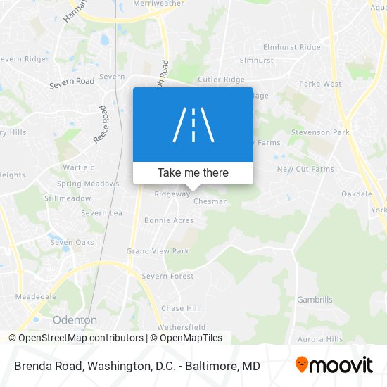 Brenda Road map