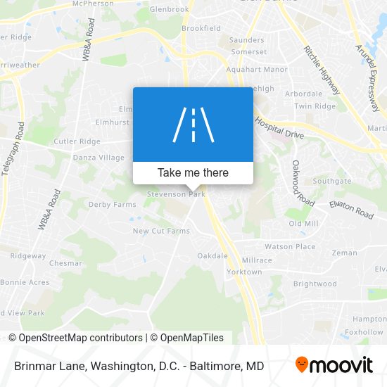 Brinmar Lane map