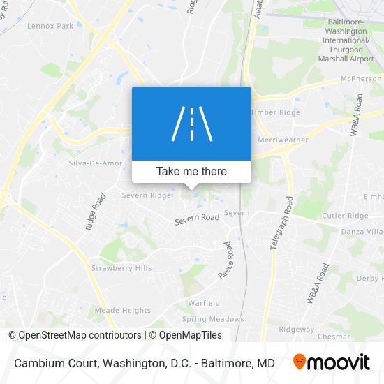 Cambium Court map