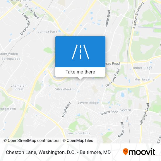 Mapa de Cheston Lane