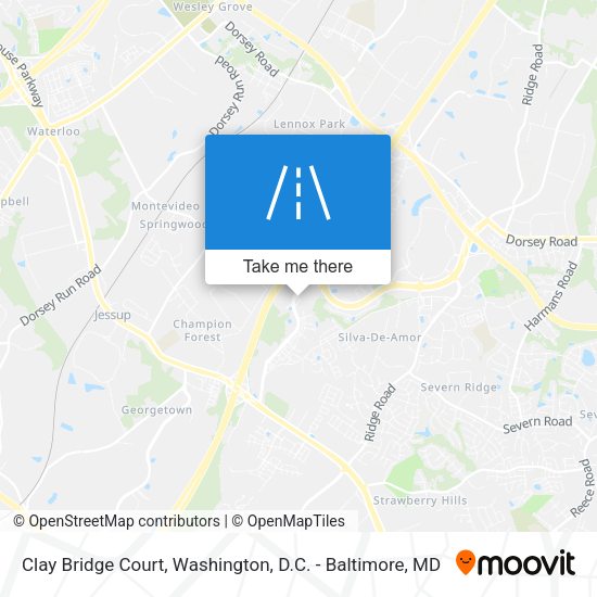 Mapa de Clay Bridge Court