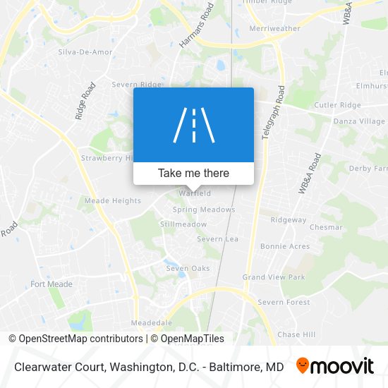 Clearwater Court map