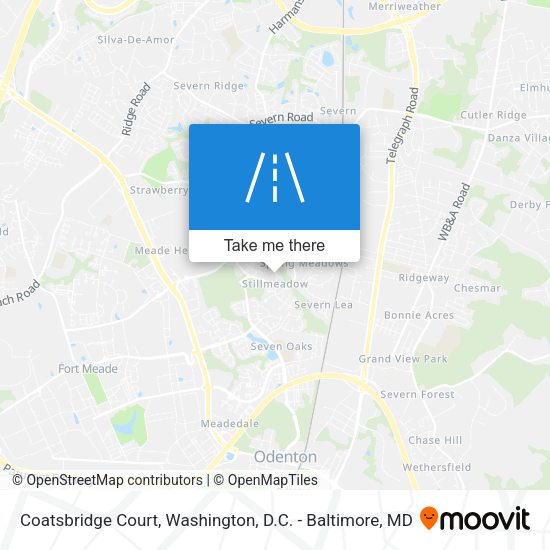 Mapa de Coatsbridge Court