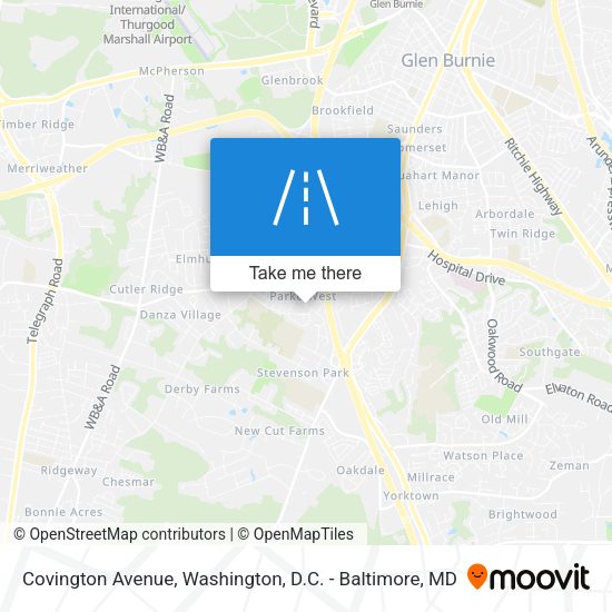 Mapa de Covington Avenue