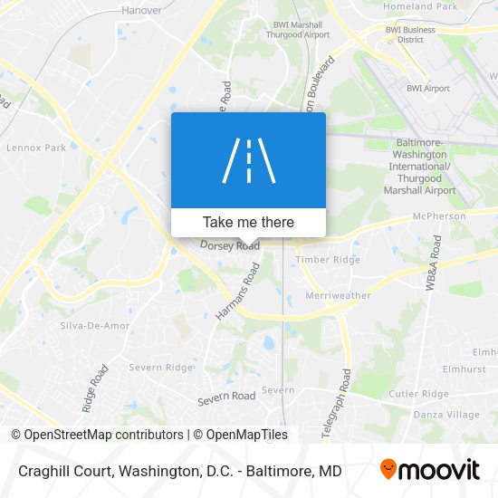 Craghill Court map