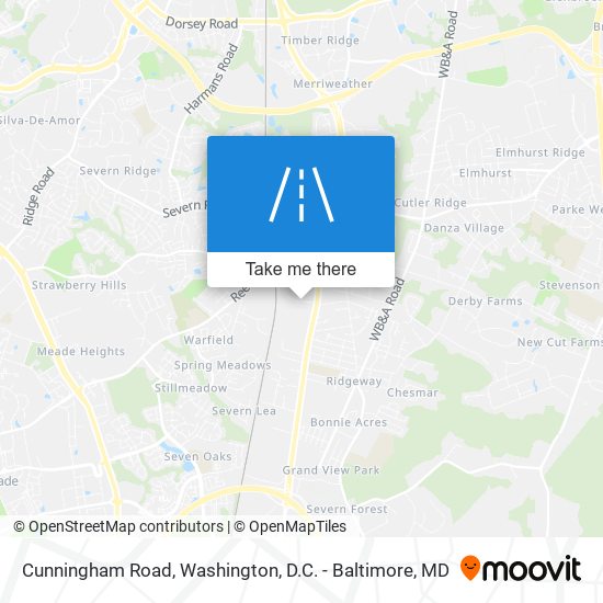 Mapa de Cunningham Road