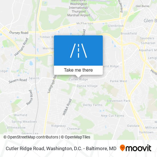 Mapa de Cutler Ridge Road