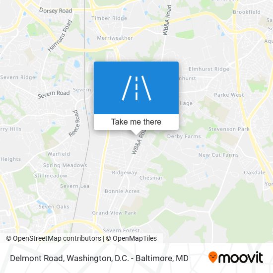 Mapa de Delmont Road
