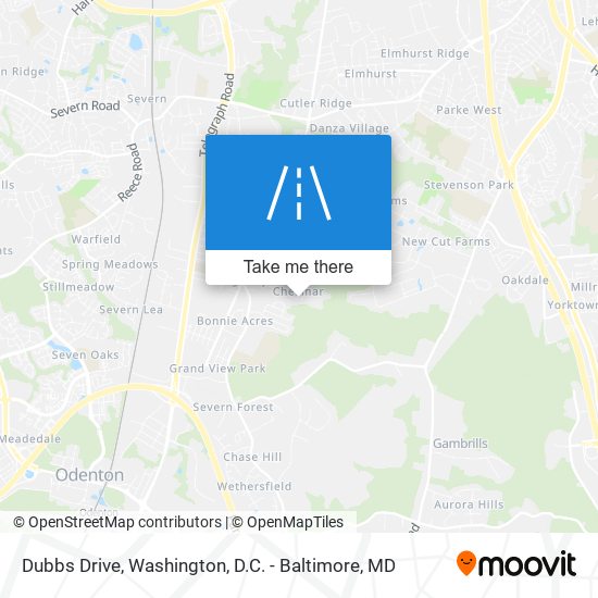 Dubbs Drive map