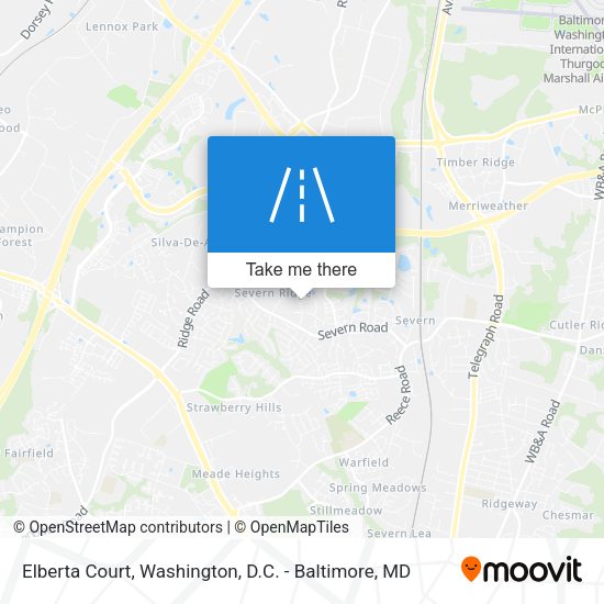 Elberta Court map