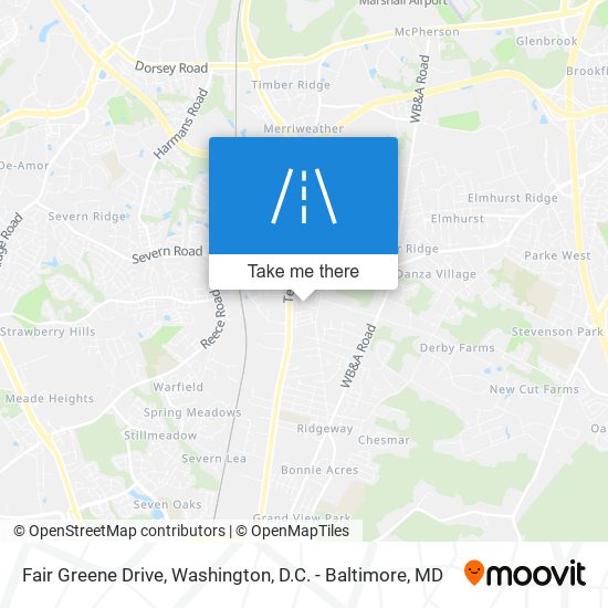 Fair Greene Drive map