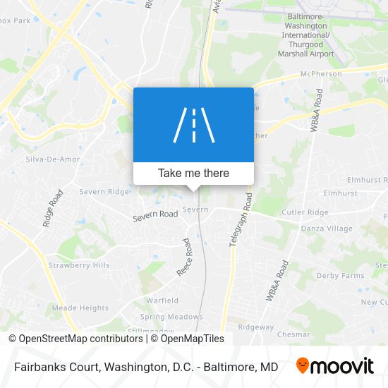 Mapa de Fairbanks Court