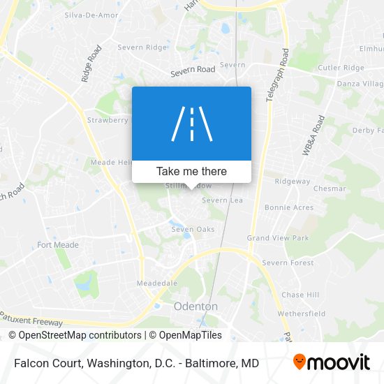 Falcon Court map