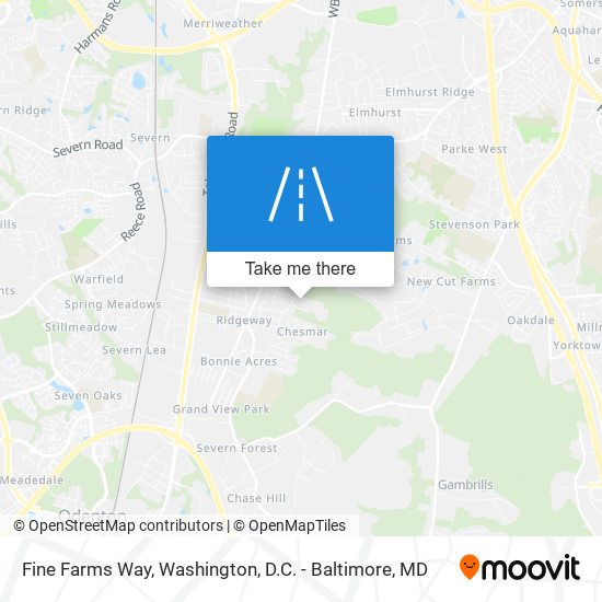 Mapa de Fine Farms Way