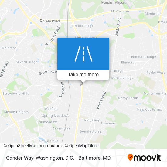 Mapa de Gander Way