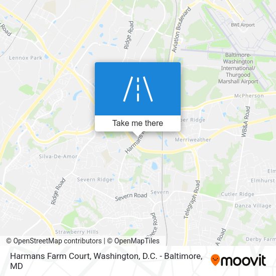 Mapa de Harmans Farm Court