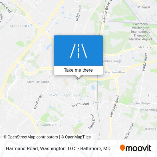 Harmans Road map