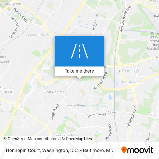 Hennepin Court map