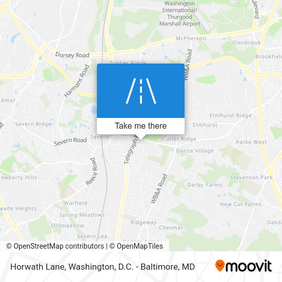 Horwath Lane map