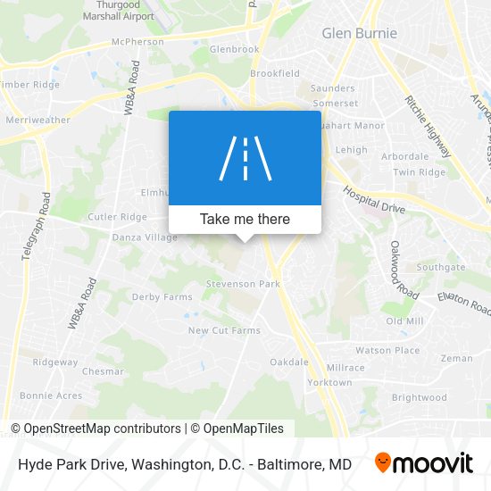 Hyde Park Drive map