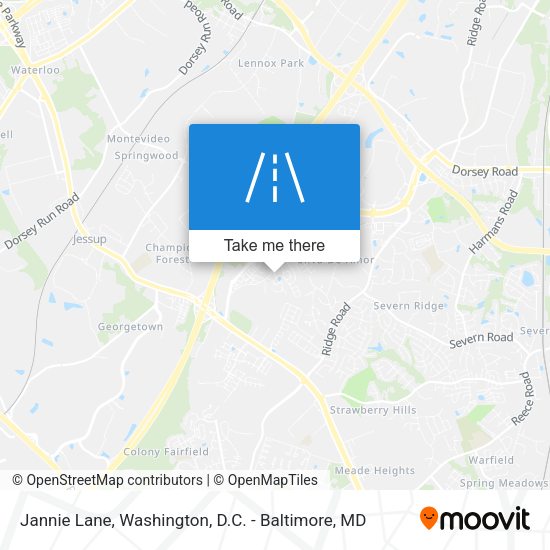 Jannie Lane map