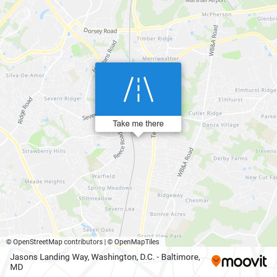 Jasons Landing Way map