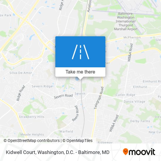 Mapa de Kidwell Court