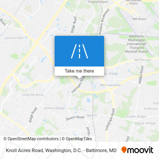 Mapa de Knoll Acres Road
