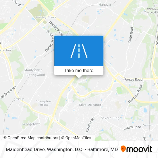 Maidenhead Drive map