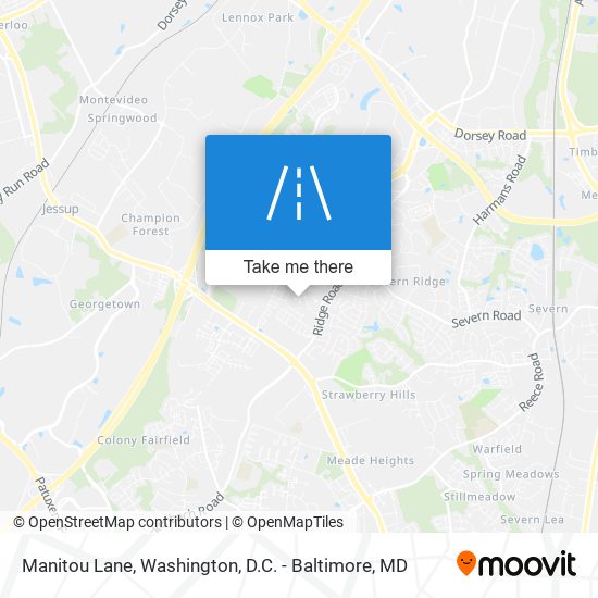 Mapa de Manitou Lane