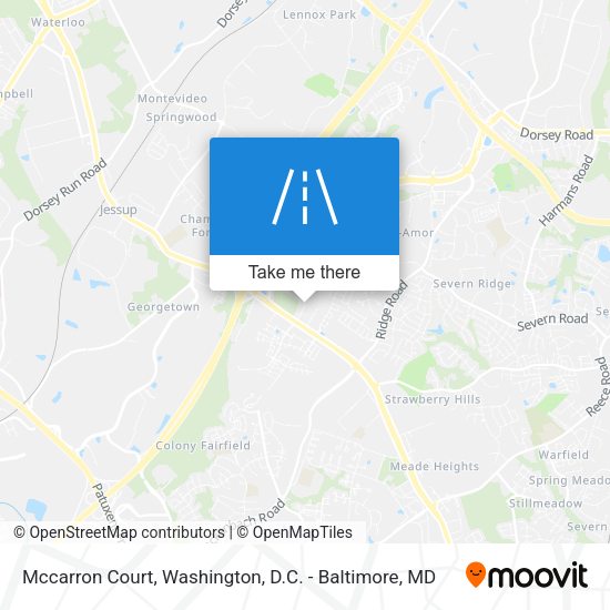 Mapa de Mccarron Court