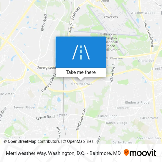 Merriweather Way map