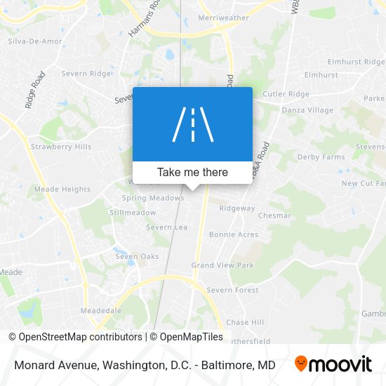Monard Avenue map